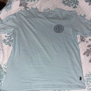 Billabong Light Blue Short Sleeve Crew Tee with Chest Logo